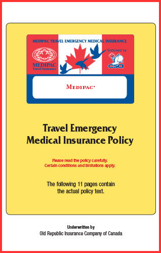 Travel Emergency Medical Insurance Policy